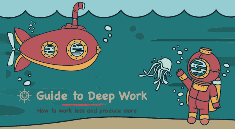 Image Deep Work - Guide to work less and produce more