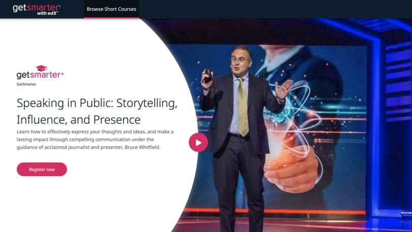 Image Speaking in Public: Storytelling and Presence - GetSmarter